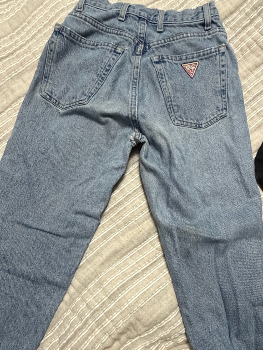 Guess? Vintage Light Wash Jeans with Triangle Patch
